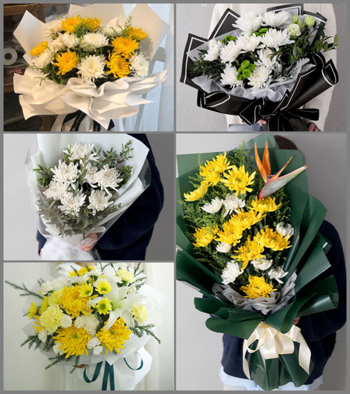 四川阿坝茂县洼底乡白事花束代送